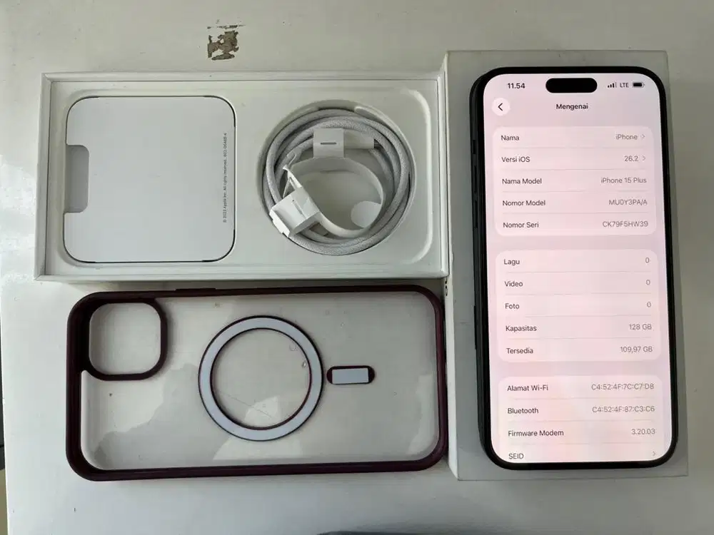 Iphone 15 plus 128gb ibox