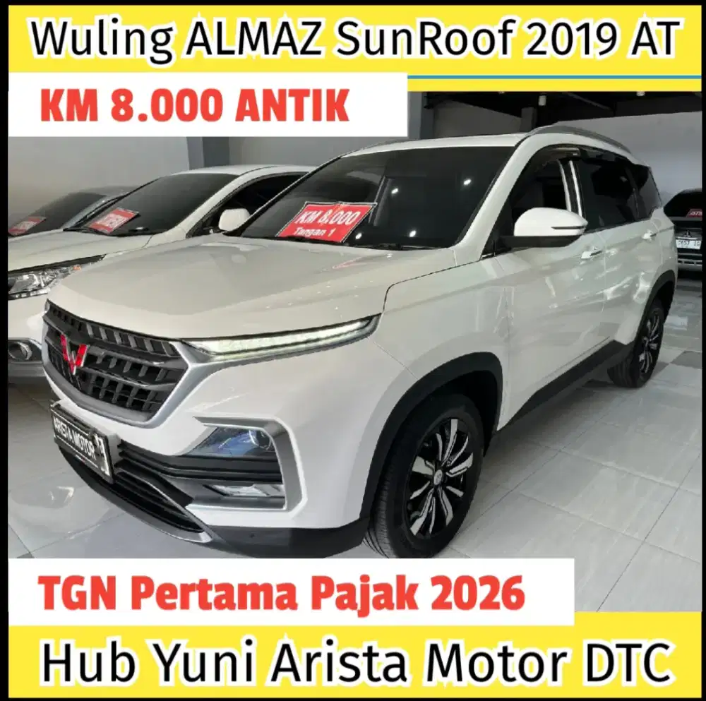 Wuling ALMAZ Exclusive Sunroof 2019 Matic KM8RB TGN1 PjkBaru Terawat