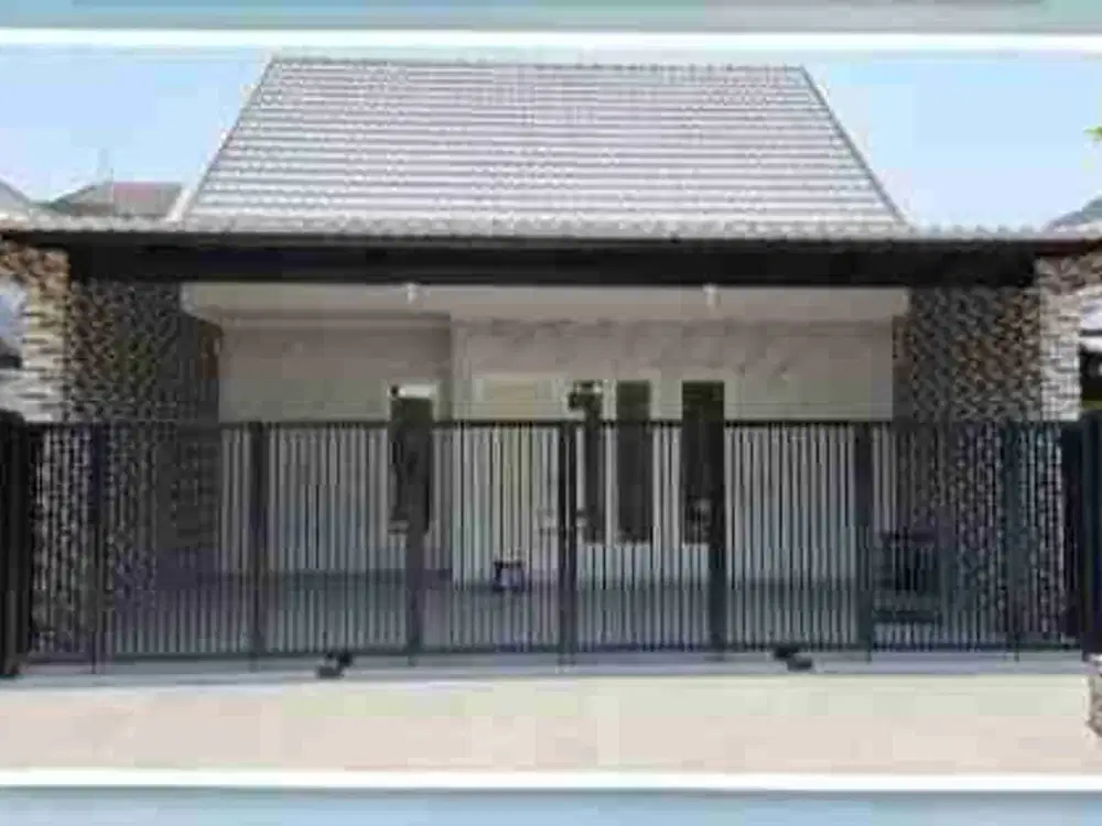 jual rumah baru Gress pondok Tjandra indah, bangunan 1,5 lantai