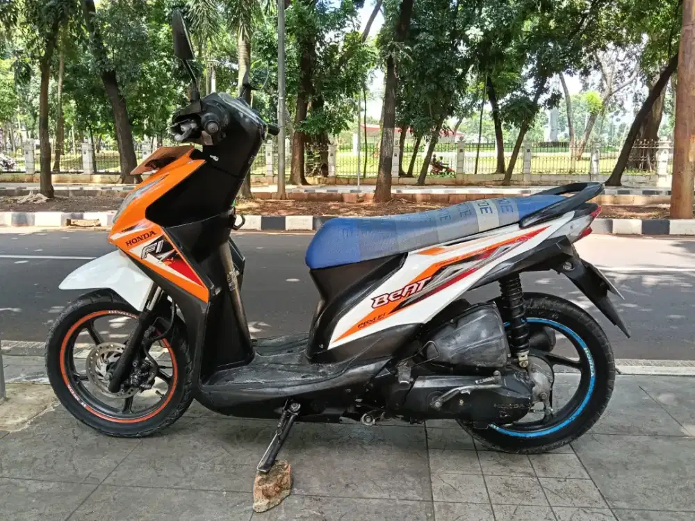 DIJUAL CASH HONDA BEAT CW CBS FI THN 2014 PAJAK IDUP SIAP PAKAI