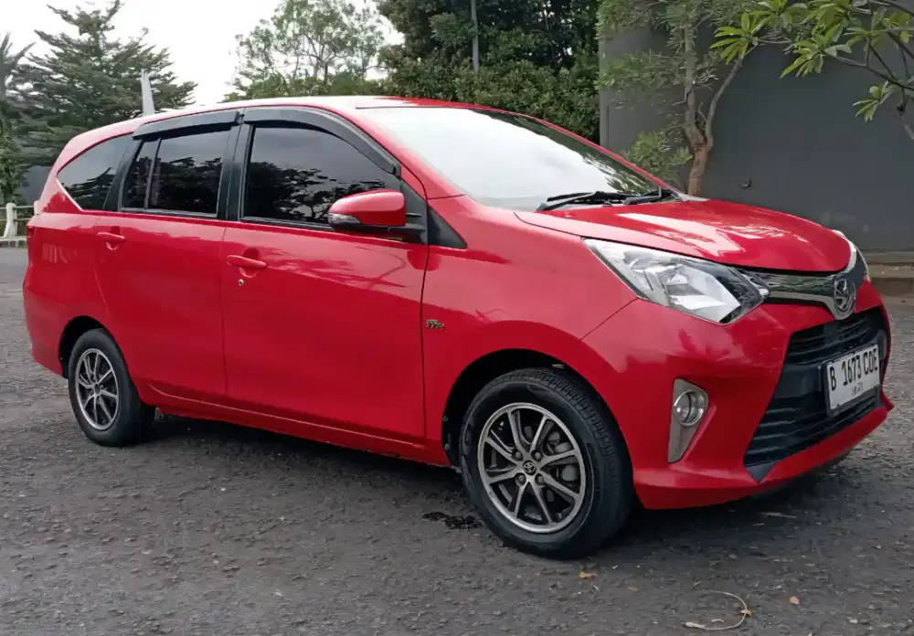 Toyota Calya 1.2 G AT 2016 Merah Istimewa Sekali KM 70rb Siap Pakai