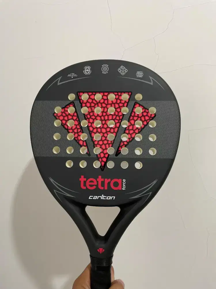 Raket padel carlton tetra 99% mulus like new