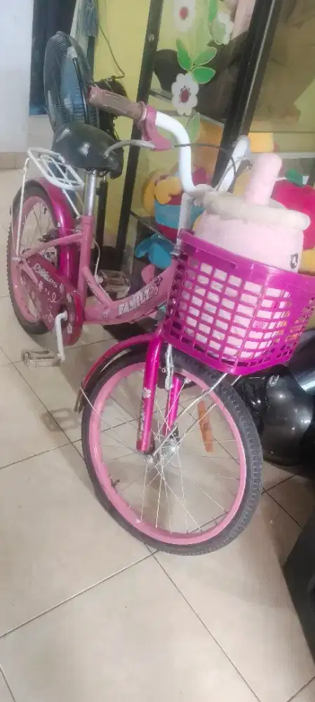 Sepeda anak ukuran 20 family siap pakai dan antar Rp.400 sama antar ny