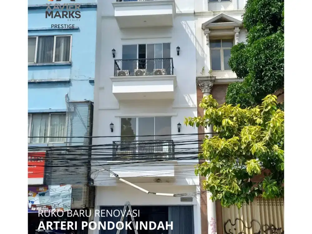 DIJUAL RUKO BARU RENOVASI COCOK UNTUK USAHA / KANTOR ARTERI PONDOK INDAH DEKAT PIM DAN GANCIT MALL KEBAYORAN LAMA JAKARTA SELATAN