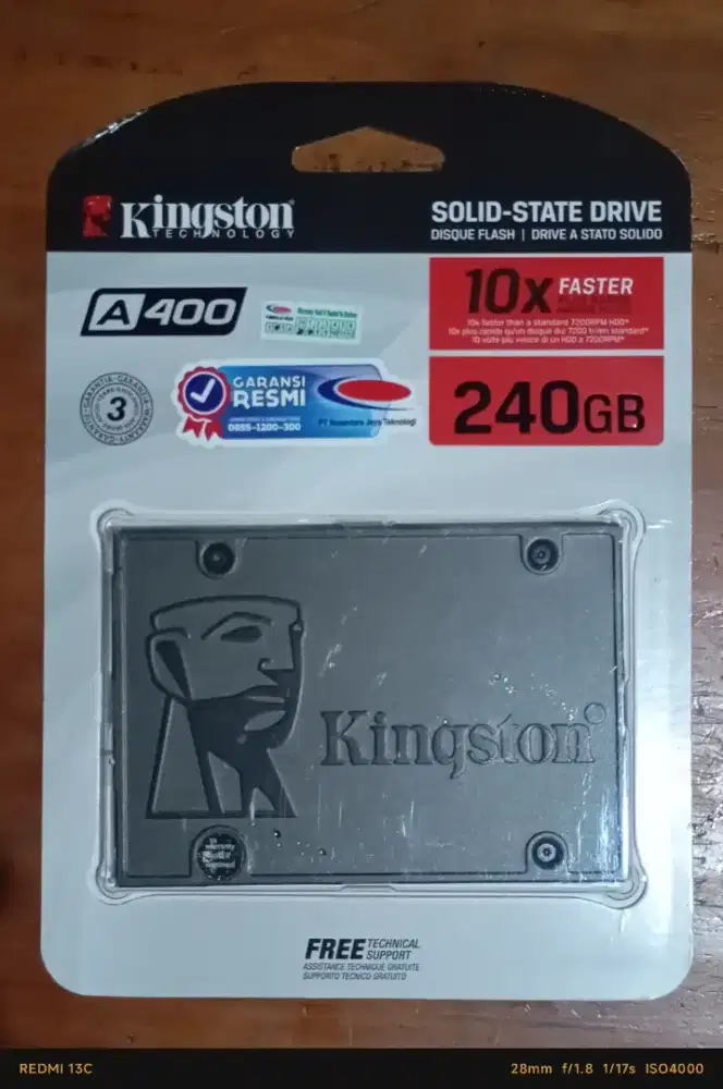 SSD KINGSTON ORI 240GB garansi resmi NE MASIH SEGEL (bukan KW)