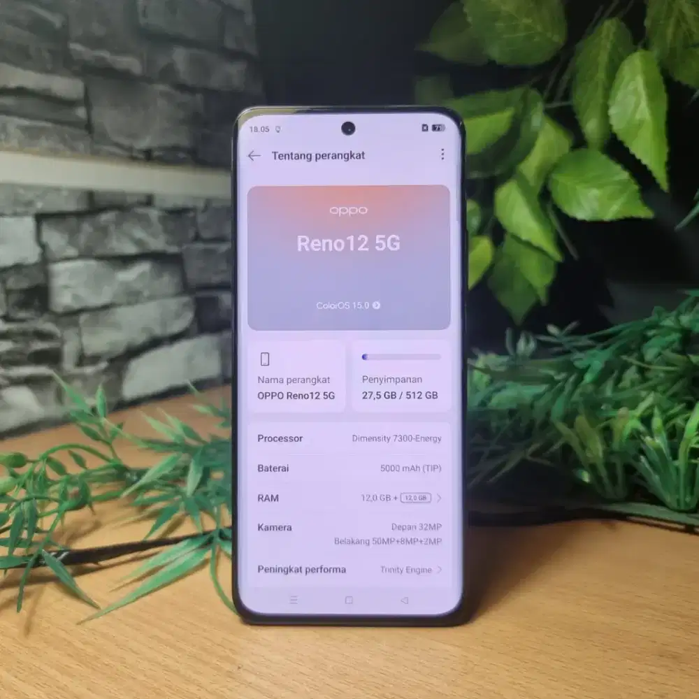 RENO 12 5G Ram 12+12/512 GB