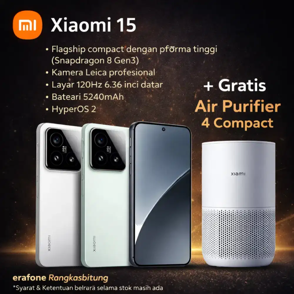 Xiaomi 15 12/512 Resmi Baru