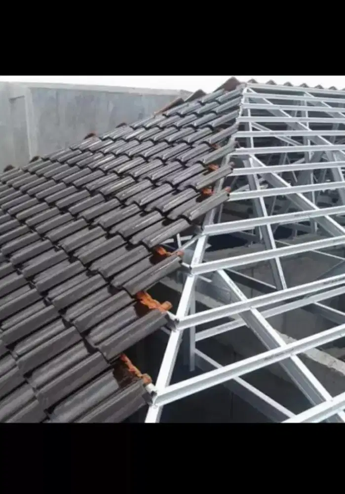 Rangka baja atap genteng