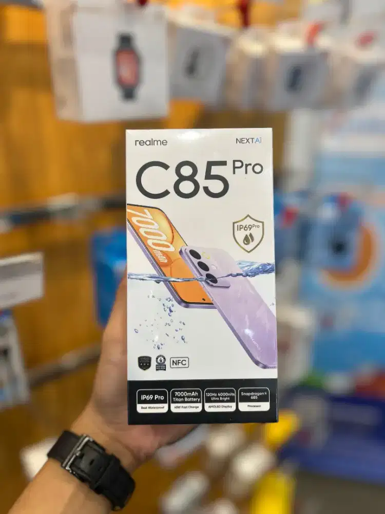 Realme c85 8/128  144hz, baterai 7000mah ( Cash/Credit murah)