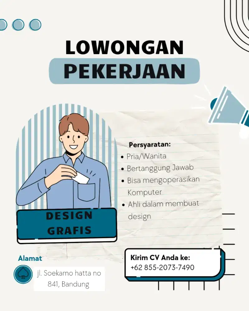 LOWONGAN DESIGN GRAFIS