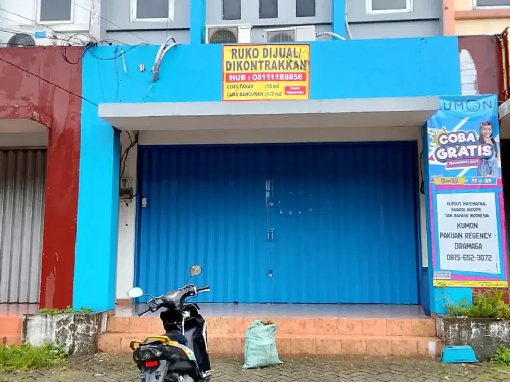 Dijual RUKO strategis di daerah aman Perumahan Pakuan Regency Bogor