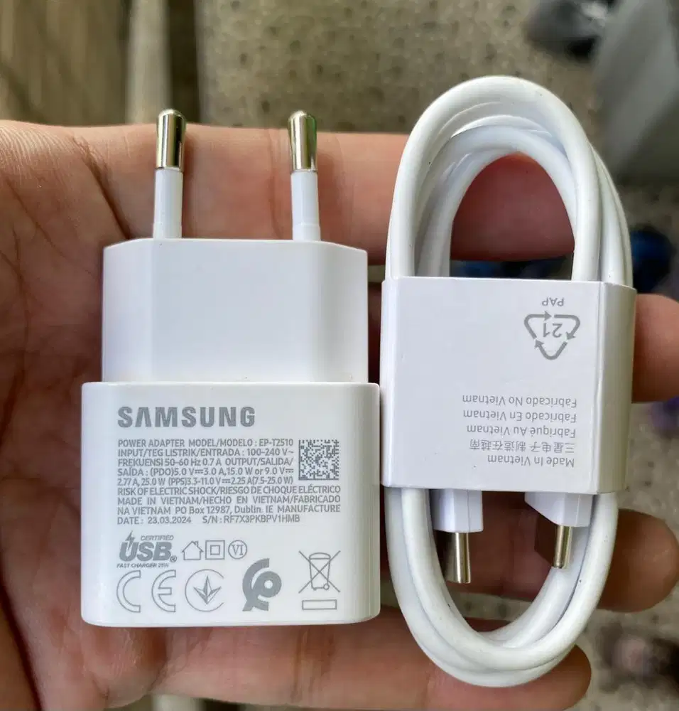 Charger samsung super fast charging ori x resmi