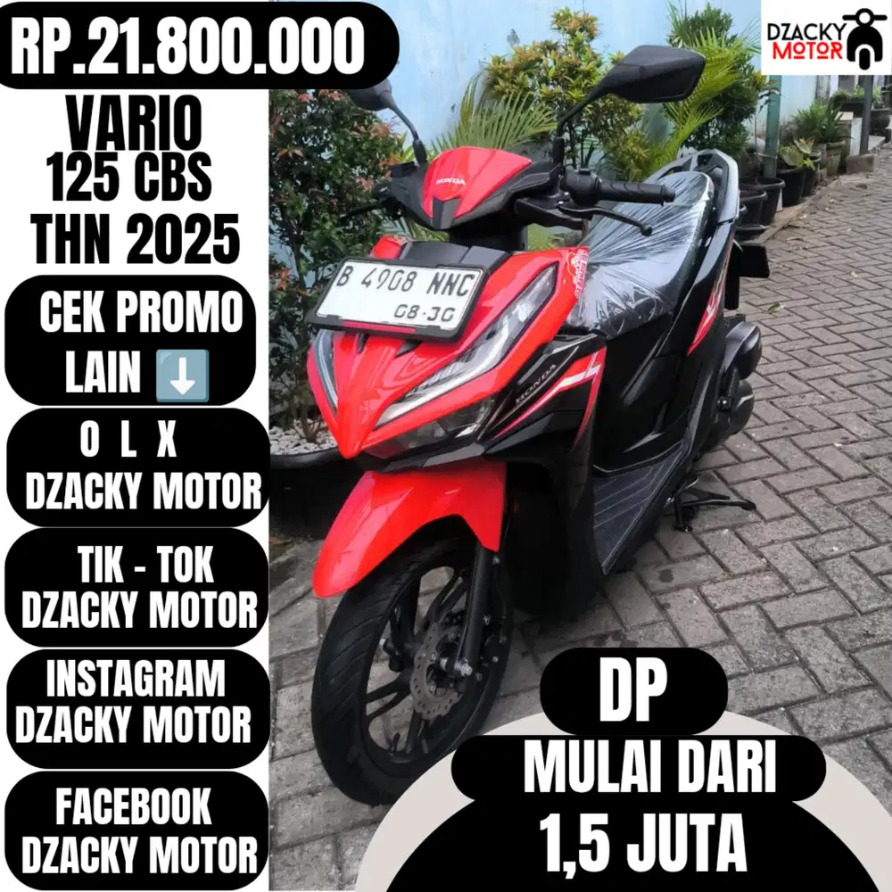 VARIO 125 CBS THN 2025 SECOND LIKE NEW