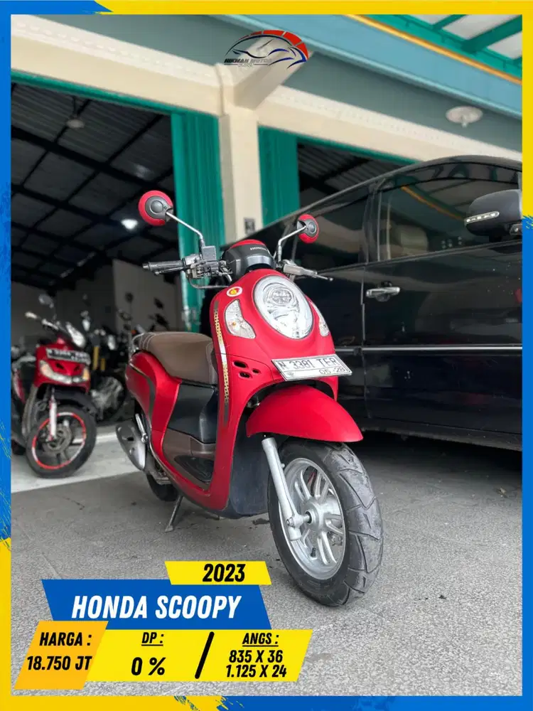 HONDA SCOOPY 2023 NDANG SATSET MASZEHH HIKMAH MOTOR KEPUH MALANG