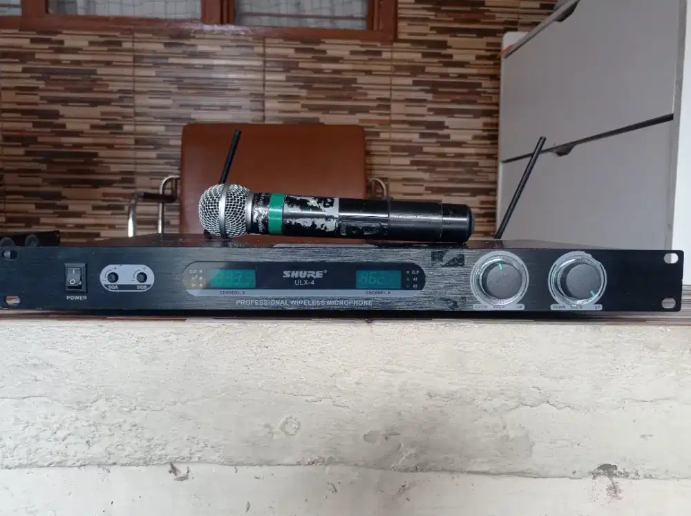 Mic microphone wireless SHURE bekas second