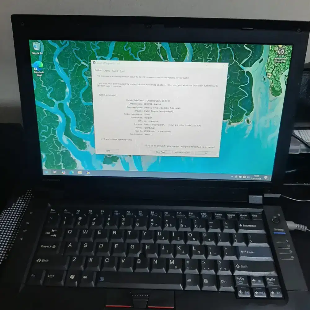 Lenovo Thinkpad L412 Intel M 350 Ram 4GB Hdd 500Giga