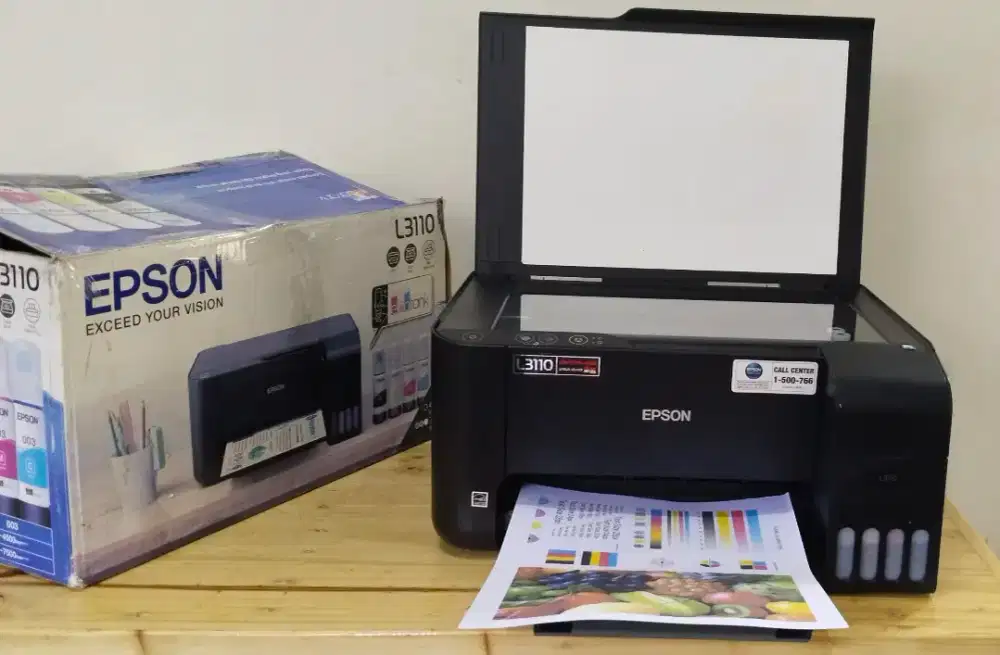Printer Epson L3110 bisa print scan copy sudah modif pabrik siap pakai