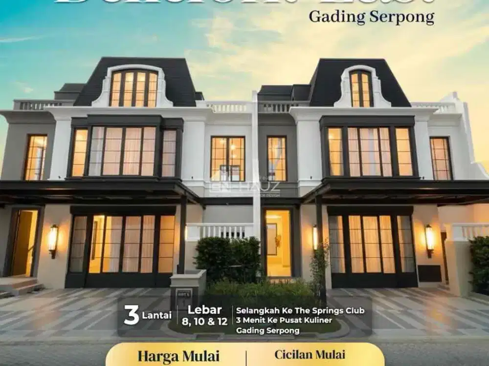 Bellefont East Rumah Mewah 3 Lantai Best Seller Gading Serpong