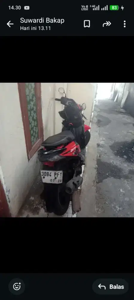 Jual motor Honda Beat 2018