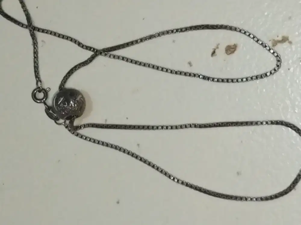 Kalung vintage silver 925 italy