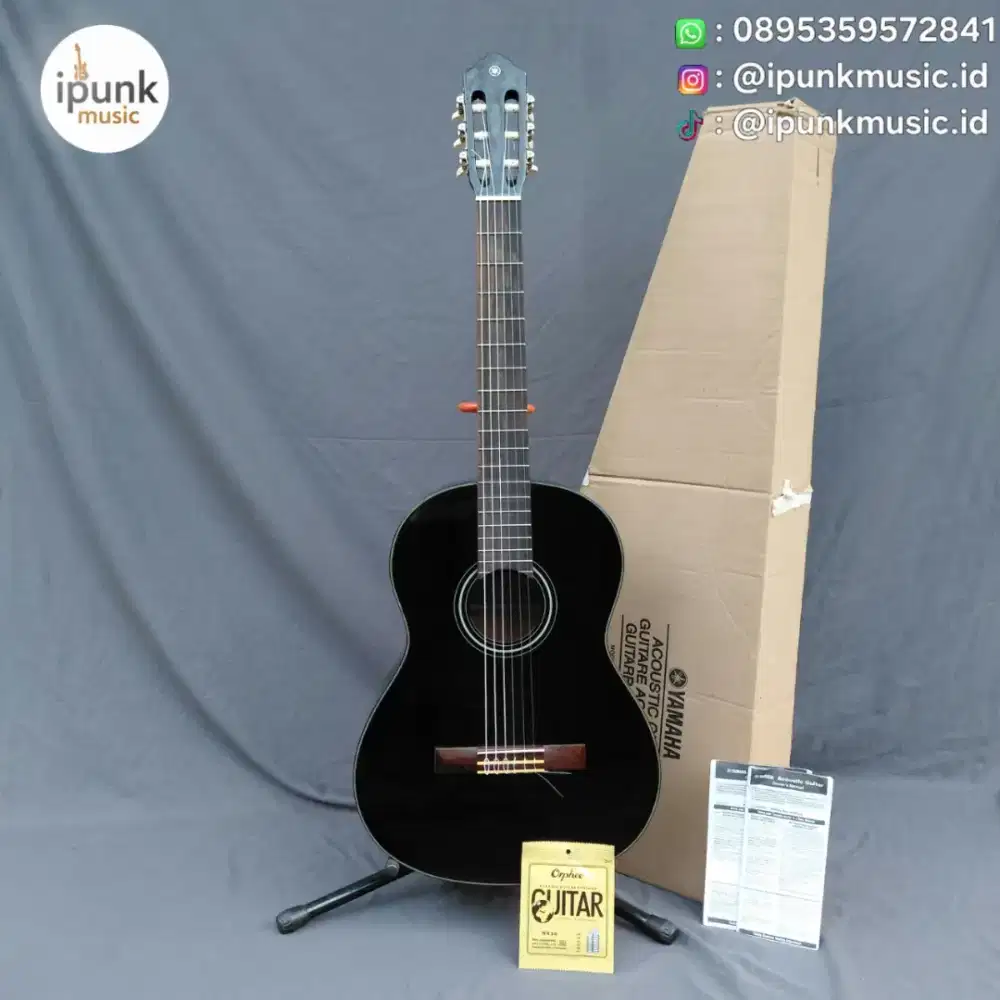 Yamaha C40 Original Gitar Klasik Black Series Nylon