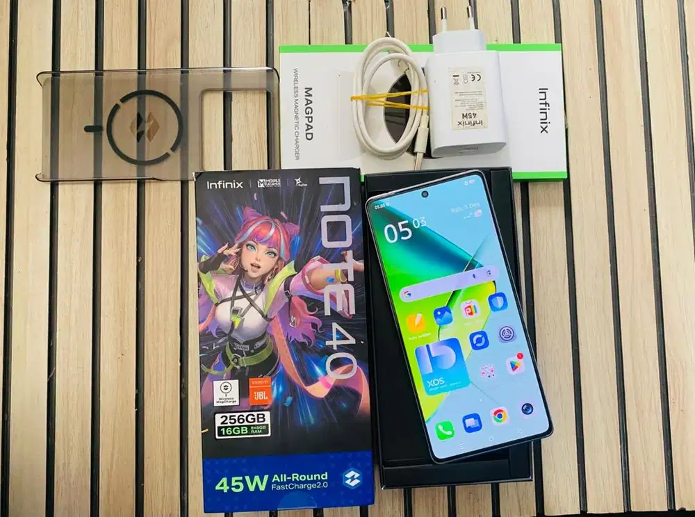 Infinix note 40 pro (8+8/256) fullset ori no minus