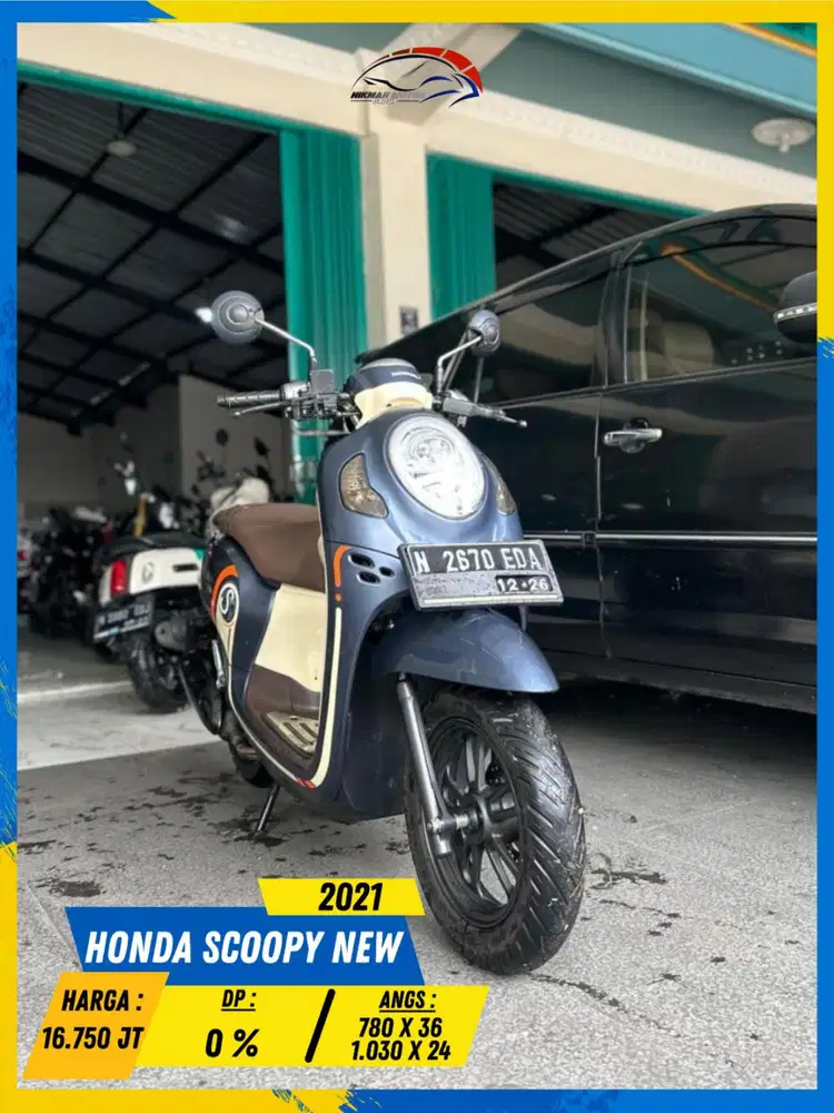 HONDA SCOOPY NEW 2021 GERCEP BOLOH HIKMAH MOTOR KEPUH MALANG