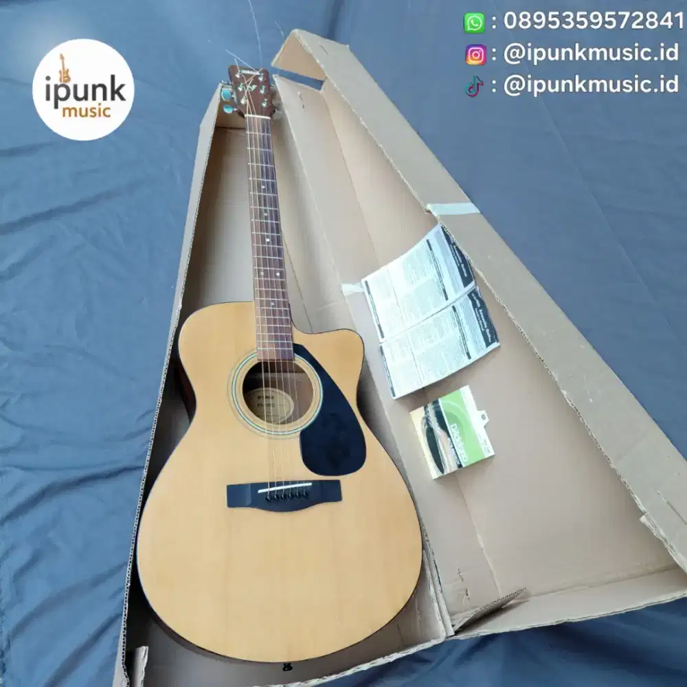 Yamaha FS100C Original Gitar Akustik Cutaway senar string