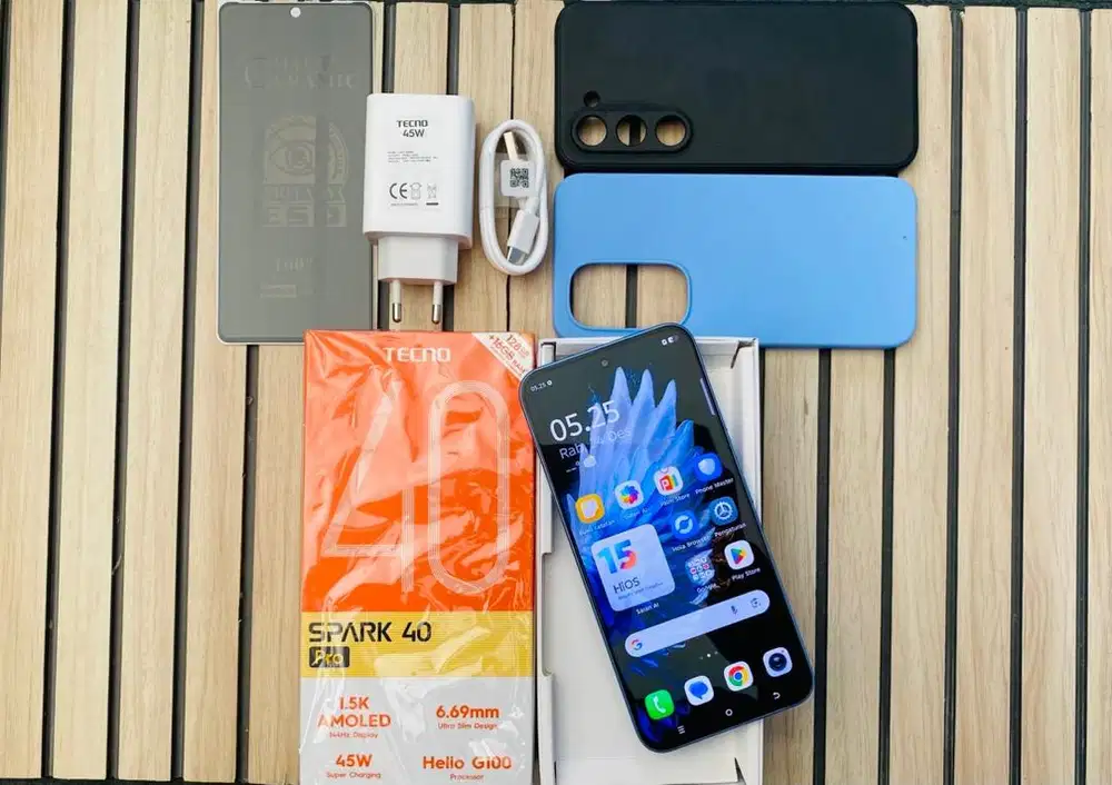 Tecno spark 40 pro (8/128) fullset ori mulus no minus banyak bonus