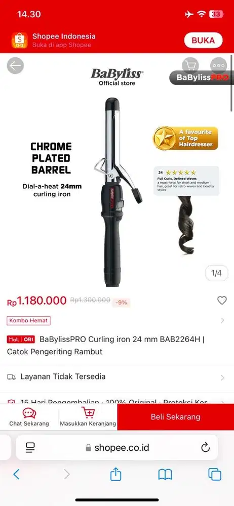 CATOKAN CURLY BABYLISS PRO