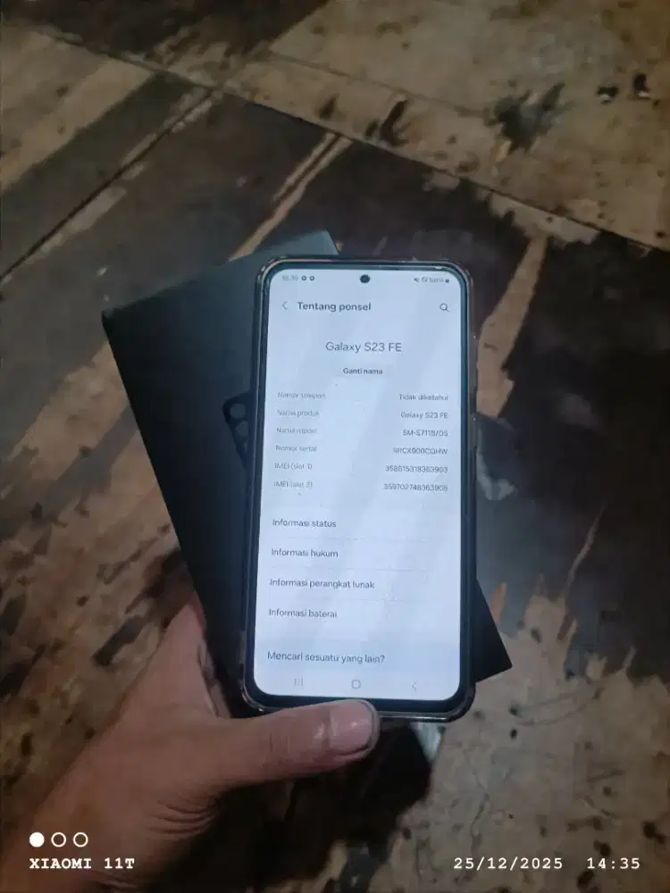 Samsung s23 fe 8/256 fulset orian