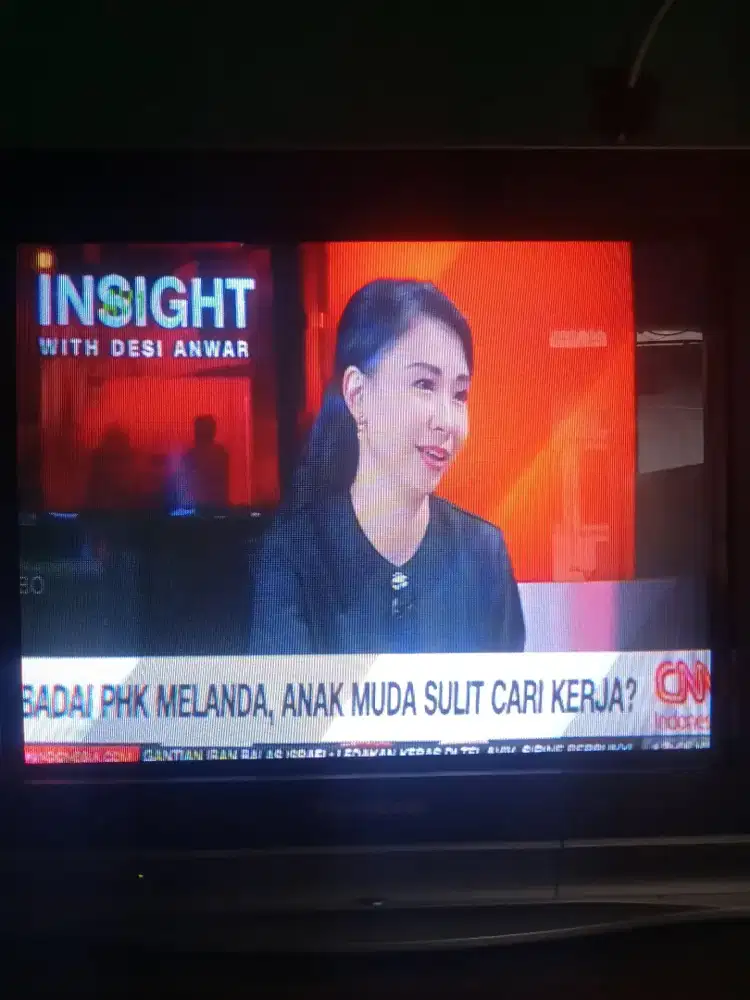 Tv panasonic 21 inch flat ori