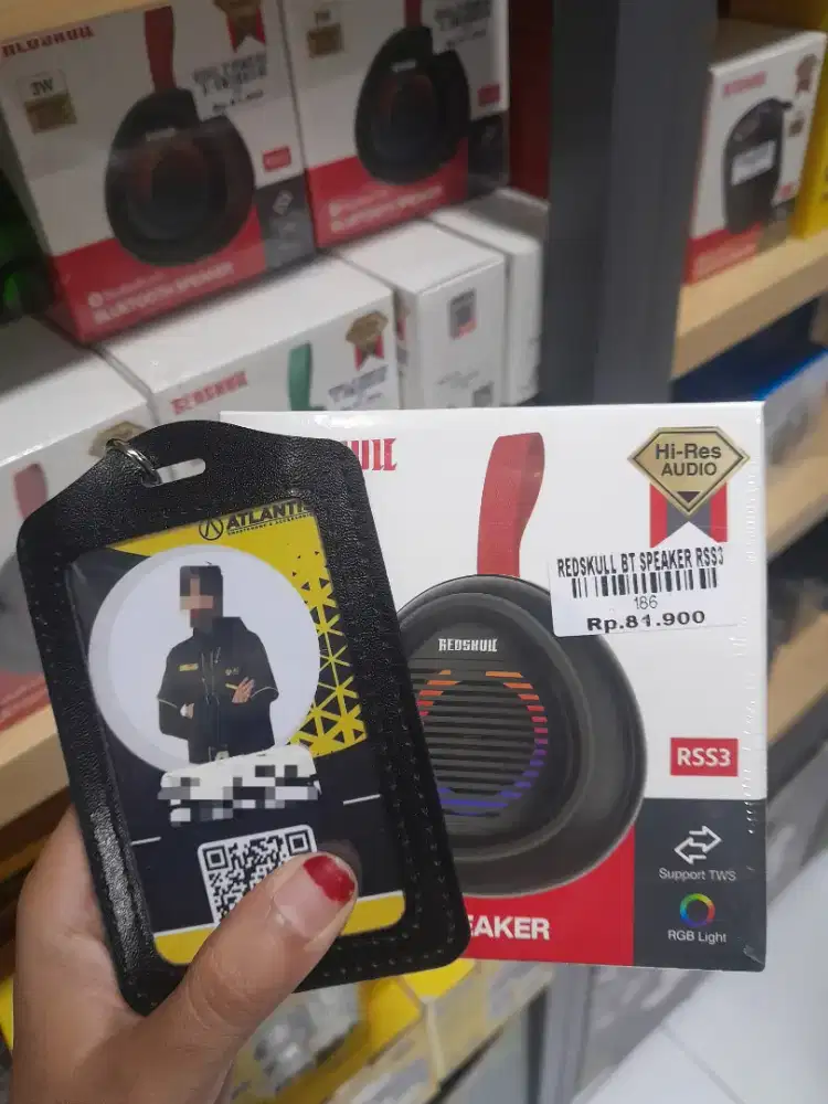 RED SKULL BT SPEAKER RSS3 ATLANTIS DAHSYAT