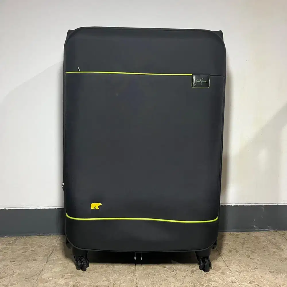 Koper Jack Besar Hitam Garis Hijau