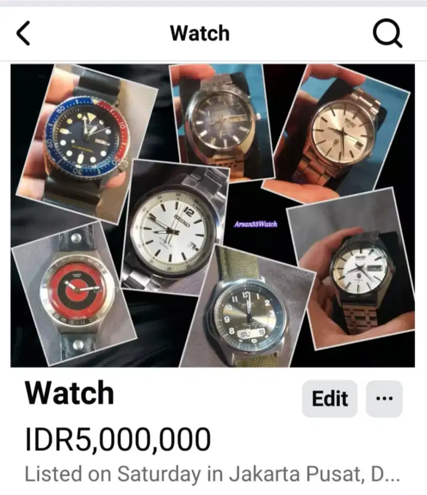 WTS Seiko Citizen Casio Orient