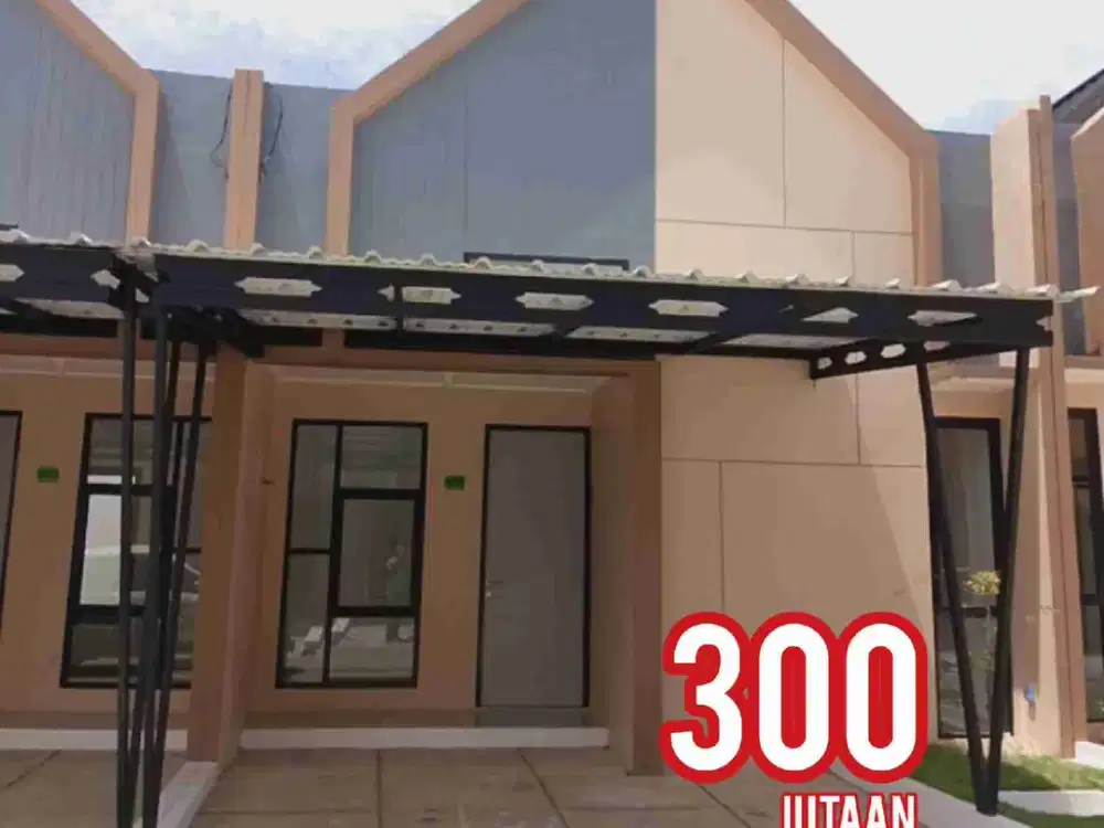 Rumah Murah Dekat Stasiun mulai 300 Jutaan Cicilan 2 Jutaan