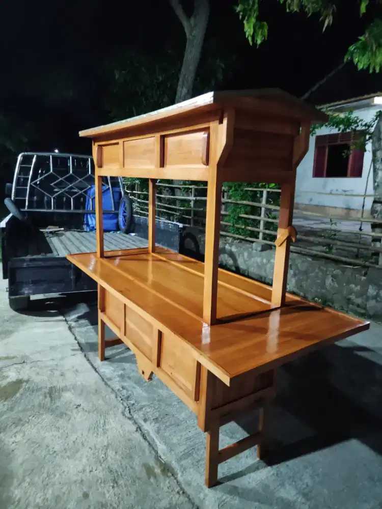 Gerobak Angkringan Bakso Mie Ayam PeceL Bubur Sate Martabak Ronde dlL