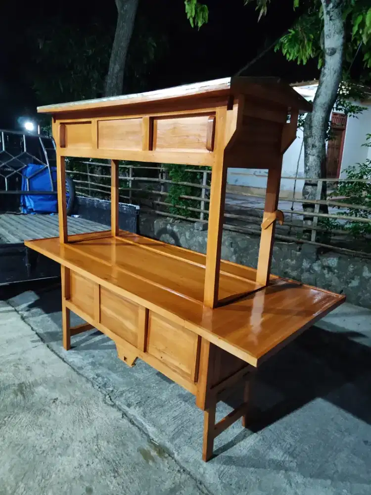 Gerobak Angkringan Bakso Mie Ayam PeceL Bubur Sate Martabak Ronde dlL