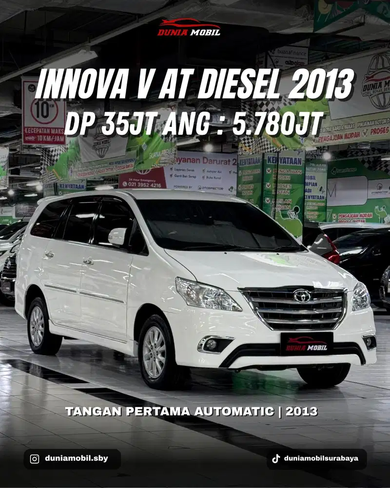 Toyota Innova V AT Diesel 2013 / 2014 Solar Matic Otomatis 2KD BARONG