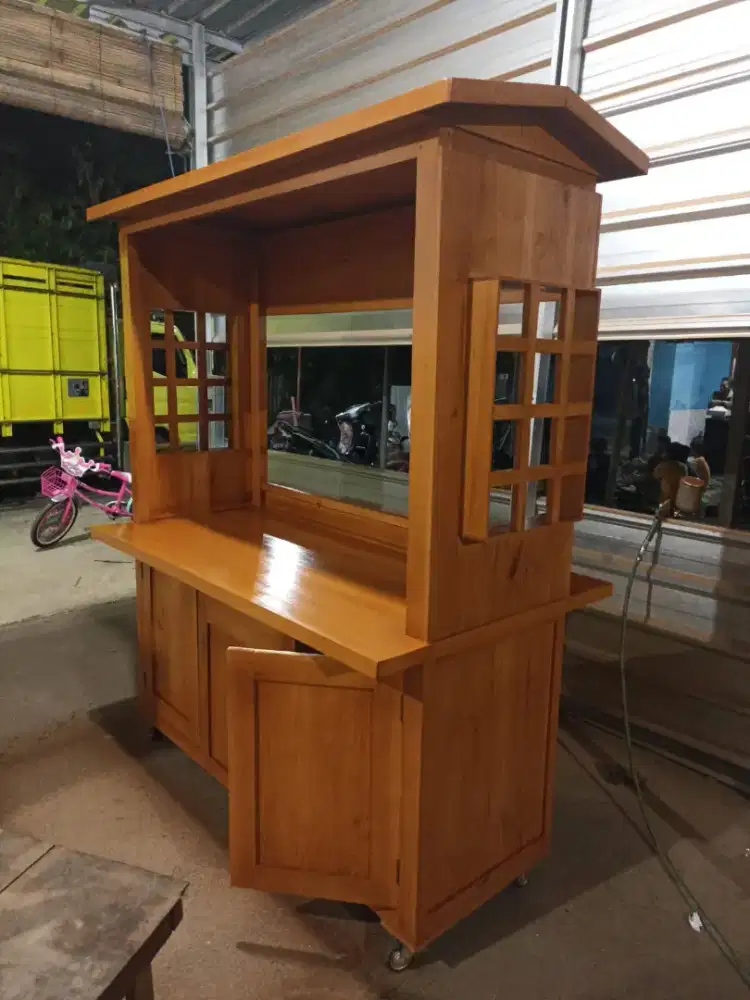 Gerobak Angkringan Bakso Mie Ayam PeceL Bubur Sate Martabak Ronde dlL