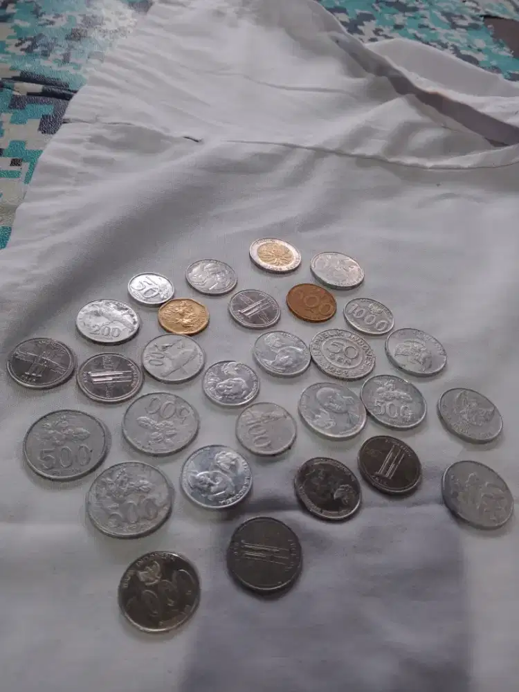 Koin Rupiah kuno asli