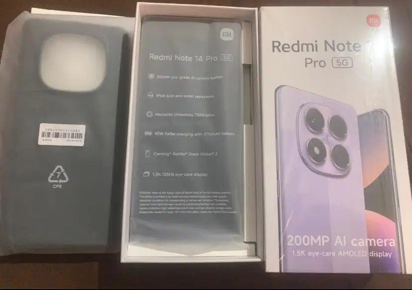 Xiaomi redmi note 14 pro 5G 8/256 like new