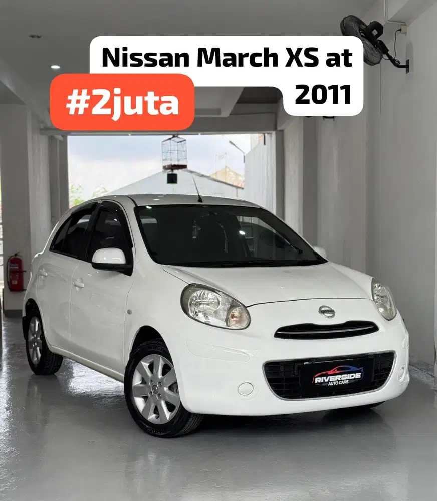 Nissan March XS 1.2 at 2011 putih #2juta