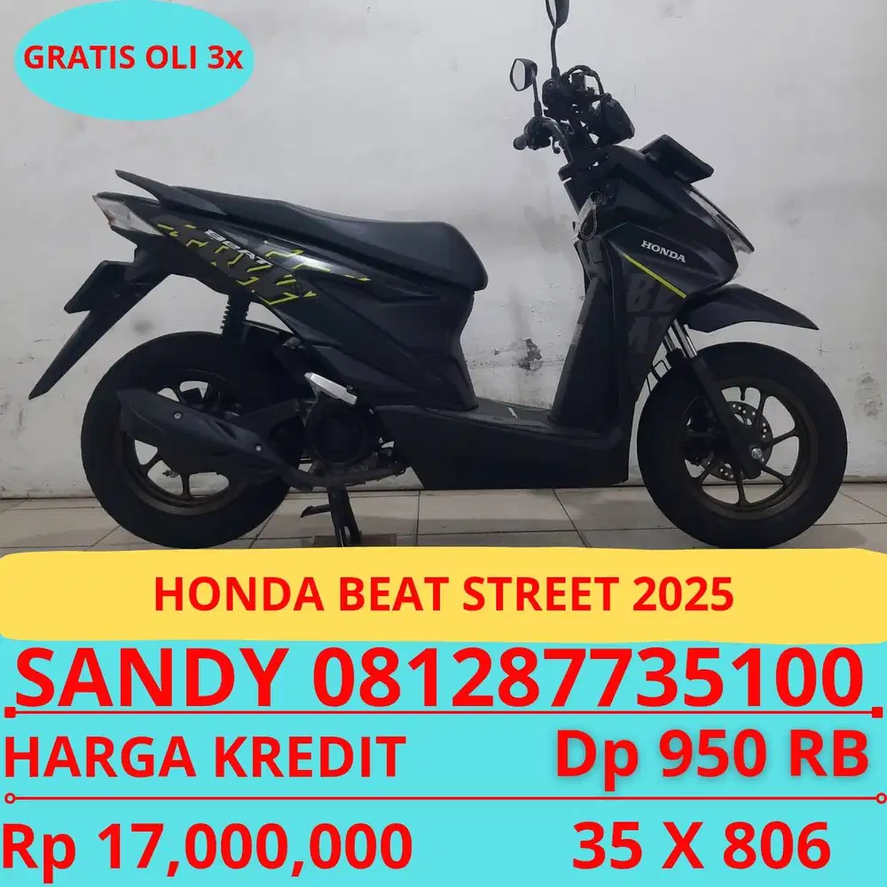 HONDA BEAT STREET 2025 DP HANYA 950 RIBU GUYSS