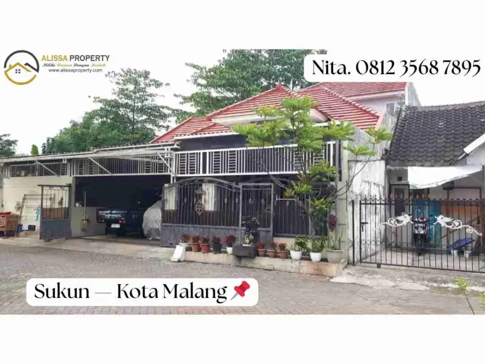 DIJUAL RUGI RUMAH SUKUN MALANG KOTA — RUMAH LUAS