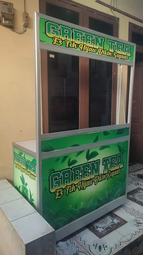 Gerobak bekas jualan es