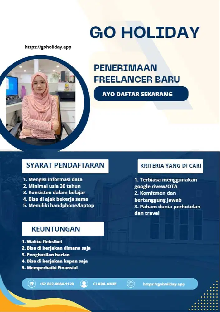 Freelance Go Holiday Indonesia