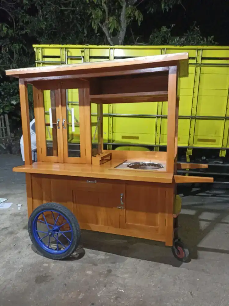 Gerobak Angkringan Bakso Mie Ayam PeceL Bubur Sate Martabak Ronde dlL