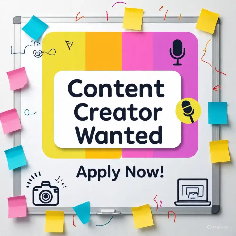 Lowongan Konten Kreator