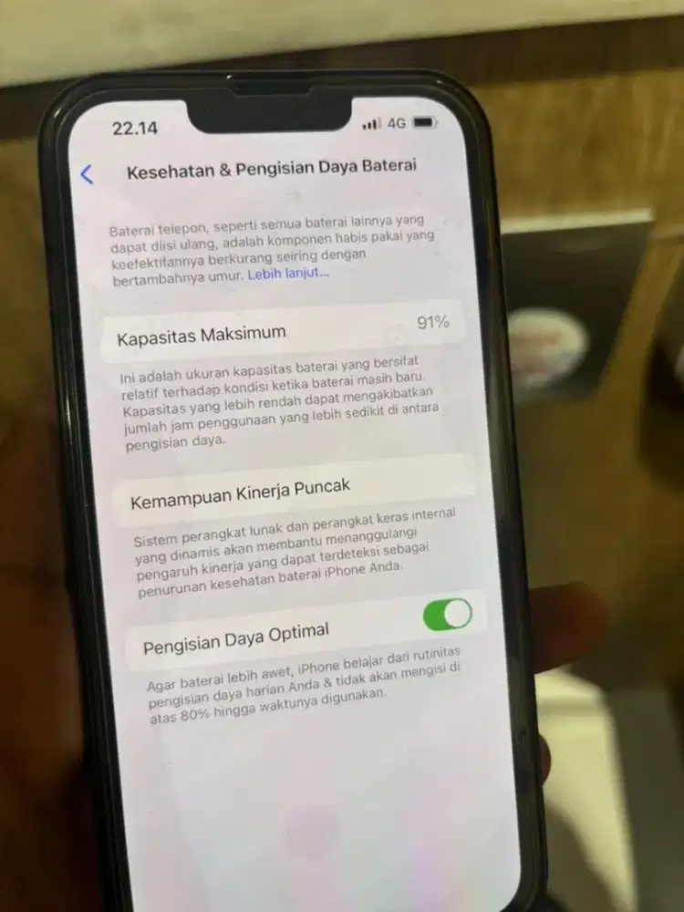 IPHONE 13 128GB NAVY EX IBOX (GARANSI IBOX MASIH ON SAMPAI JUNI 2026)